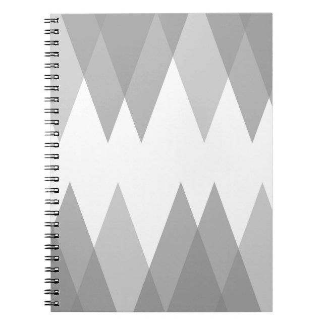 Cuaderno Triángulos grises (Frente)