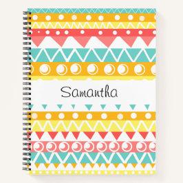 Cuaderno Triángulos Y Círculos Coloridos