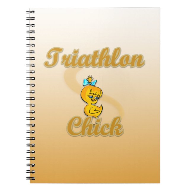 Cuaderno Triathlon Chick (Frente)