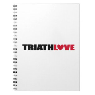 Cuaderno Triathlon Love for swimmers, Cyclers and Runners