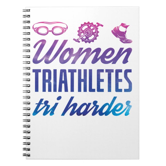 Cuaderno Triatletas Triatlón Triatlón Triatlón Triple más H (Frente)