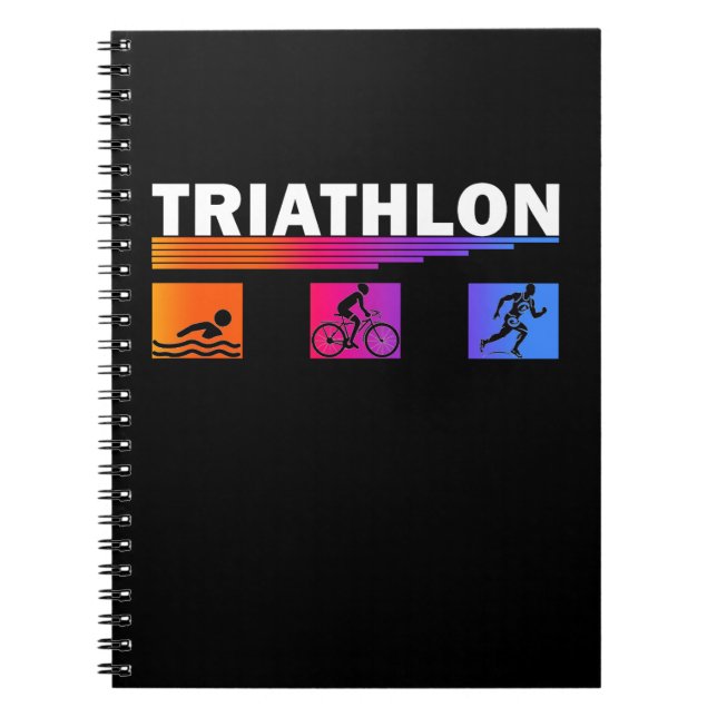Cuaderno Triatlón: Dominando el baño, la bicicleta, correr (Frente)