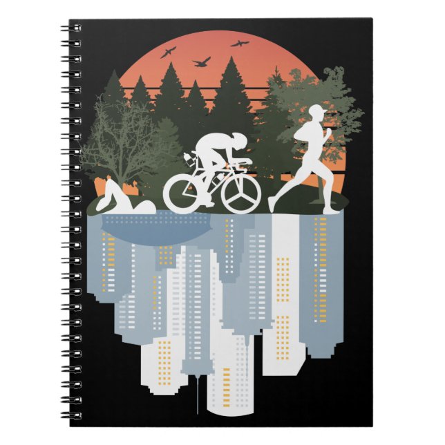 Cuaderno Triatlón, naturaleza maravillosa (Frente)