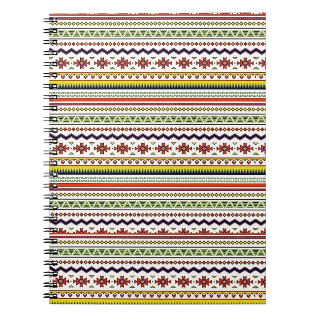 Cuaderno Tribal de primavera brillante (Frente)