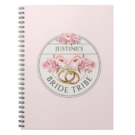 Cuaderno Tribú de la Novia flores personalizadas