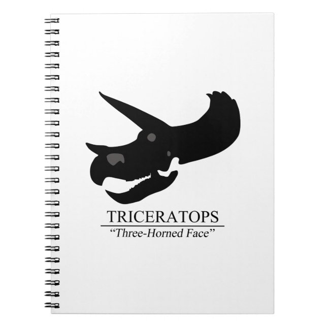 Cuaderno Triceratops Skull (Frente)