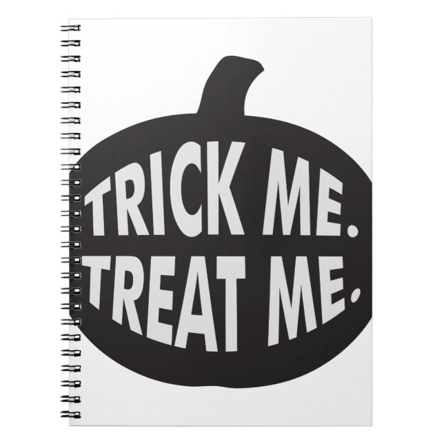 Cuaderno Trick me trata (Frente)