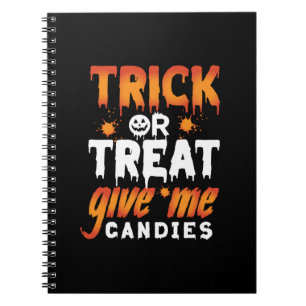 Cuaderno Trick O Trato De Halloween Me Dan Canciones