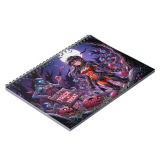 Cuaderno Trick o Treat Halloween Zombis con el cerebro