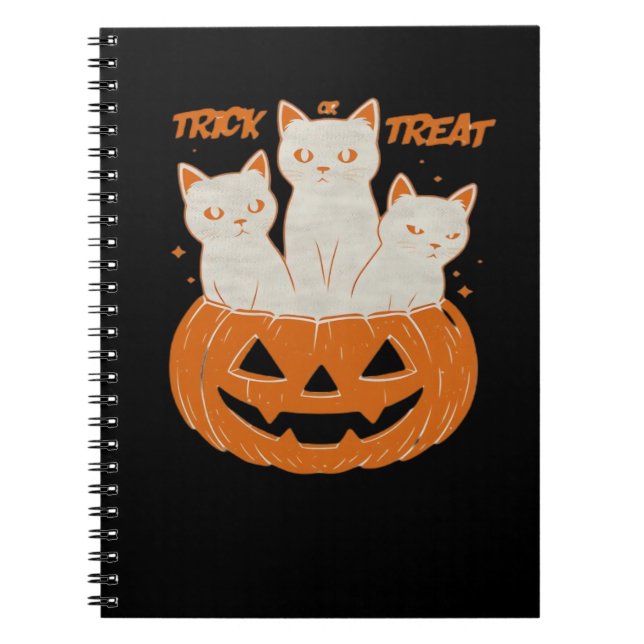 Cuaderno Trick o Tret cats Classic T-Shirt (Frente)