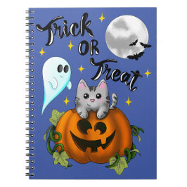 Cuaderno Trick or treat Halloween cat