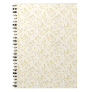 Cuaderno Trigo Dorado de Flores Susurrantes - Neutral