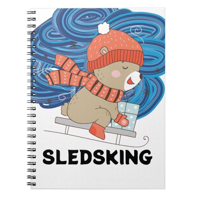 Cuaderno Trineo Personalizable  (Frente)
