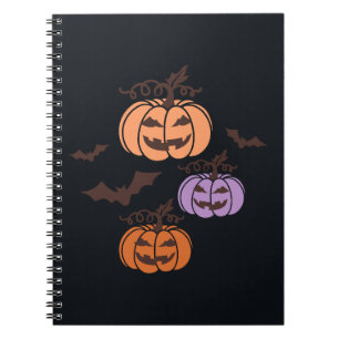 Cuaderno Trio de calabazas trio Halloween Jack-o’Lantern