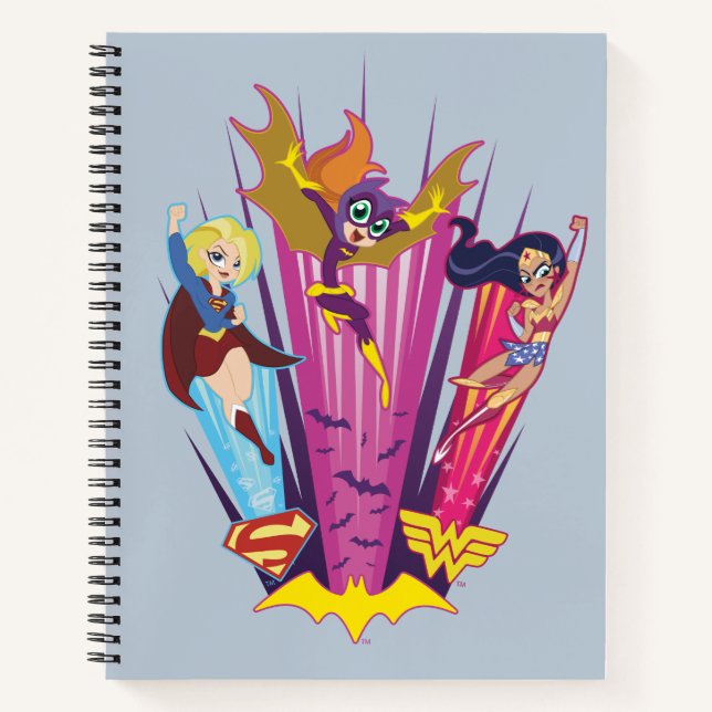 Cuaderno Trío de Chicas Super Hero de DC (Anverso)