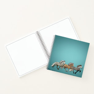 Cuaderno Trio en Tolt - caballos islandeses