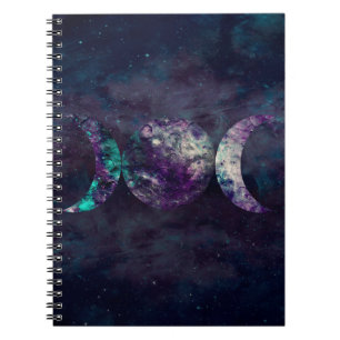 Cuaderno Triple diosa luna universo diario de sueños