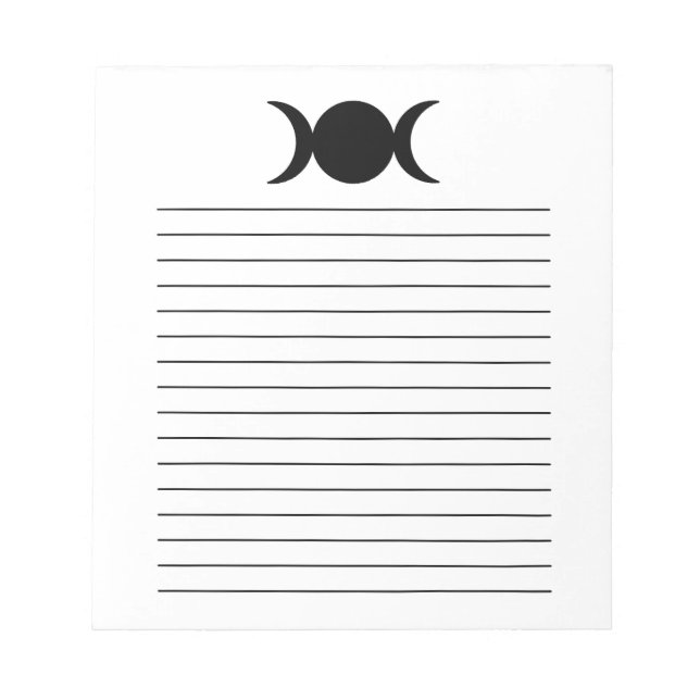 cuaderno triple luna || regalos espirituales (Frente)
