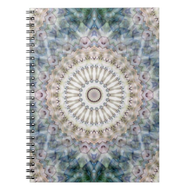 Cuaderno Trippy divertido hippy Psicodélico Fractal Kaleido (Frente)
