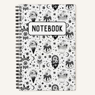 Cuaderno Trippy Ojos y estrellas raros