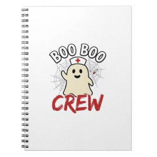 Cuaderno Tripulación Boo Boo Enfermera de Halloween Fantasm