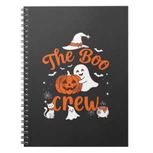 Cuaderno Tripulación de Boo Fantasma Calabaza Gato Blanco S