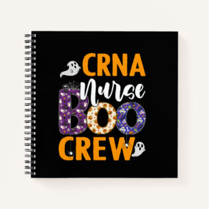 Cuaderno Tripulación de enfermera CRNA Boo Enfermera espant