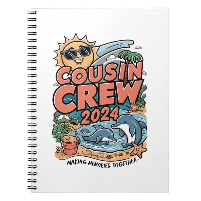 Cuaderno Tripulación de primos Vacaciones de verano en la p (Frente)