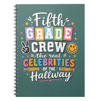 Cuaderno Tripulación de quinto grado las verdaderas celebri