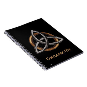 Cuaderno Triquetra (Brown/plata)