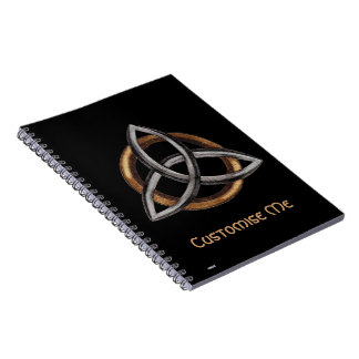 Cuaderno Triquetra (Marrón/Plata)