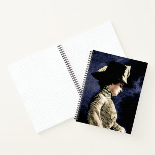 Cuaderno Triste victoriana con Gorra de plumas