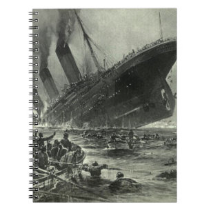 Cuaderno Triturando RMS Titanic