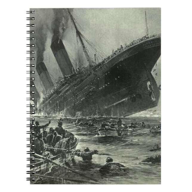 Cuaderno Triturando RMS Titanic (Frente)