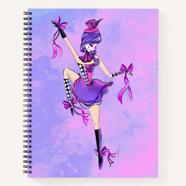 Cuaderno Trixie Cute Ballerina Dream Clouds  (Anverso)