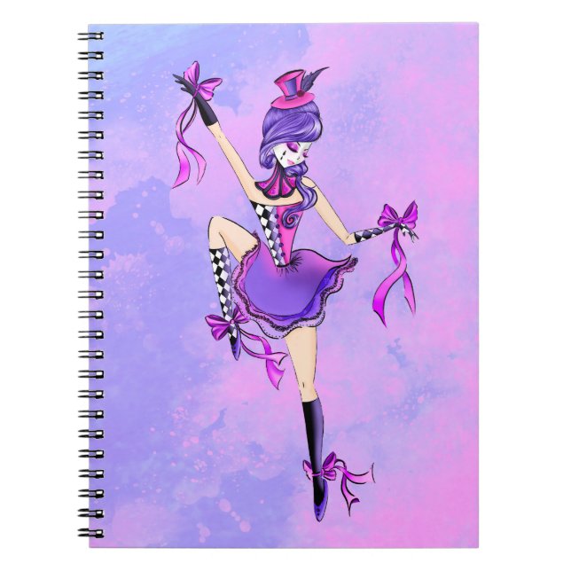 Cuaderno Trixie Cute Ballerina sueño nubes  (Frente)