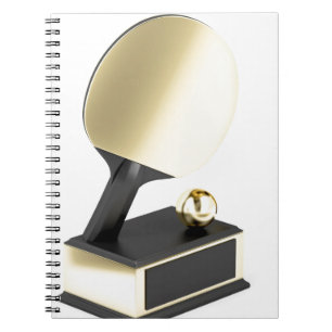 Cuaderno Trofeo de los tenis de mesa