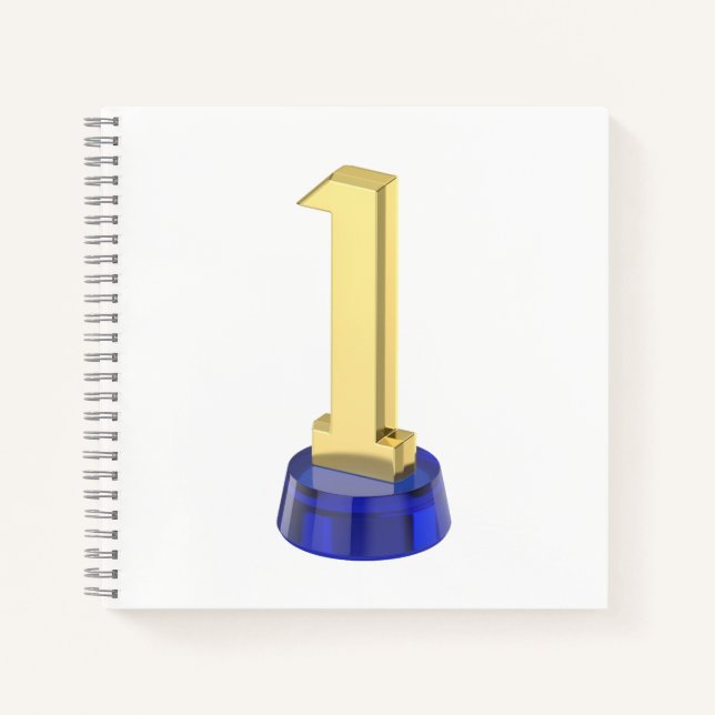 Cuaderno Trofeo número uno de oro (Anverso)