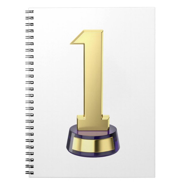 Cuaderno Trofeo número uno de oro (Frente)