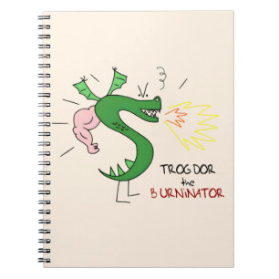Cuaderno Trogdor El Quemador