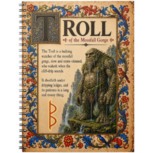 Cuaderno Troll, Arte de Bestiario Medieval
