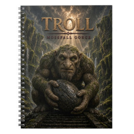 Cuaderno Troll Desfiladero de Mossfall Cine Oscuro