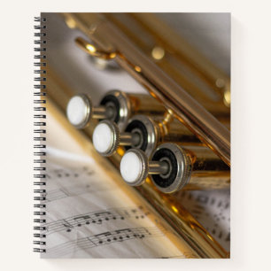 Cuaderno Trompeta y Partitura Instrumento de Metal