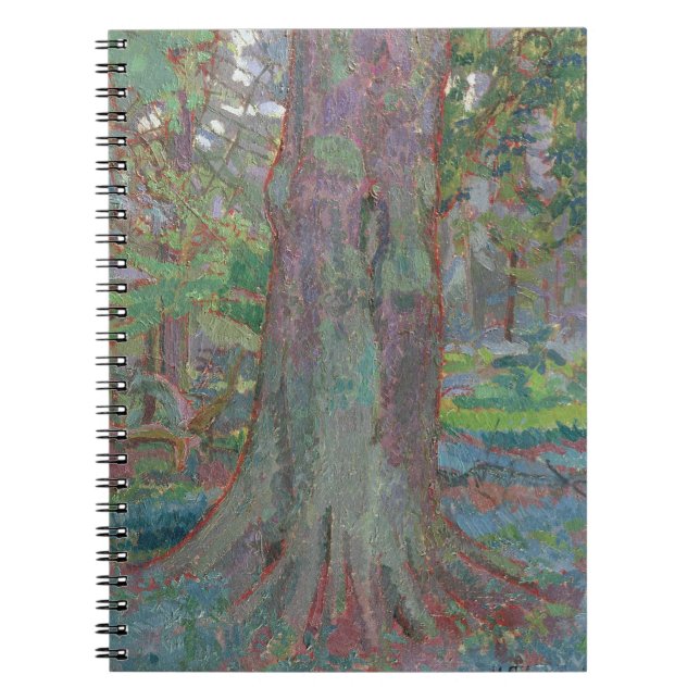 Cuaderno Tronco de árbol, 1916 (aceite en lona) (Frente)