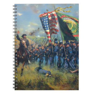 Cuaderno tropas de la Unión de la Guerra Civil Brigada Irla