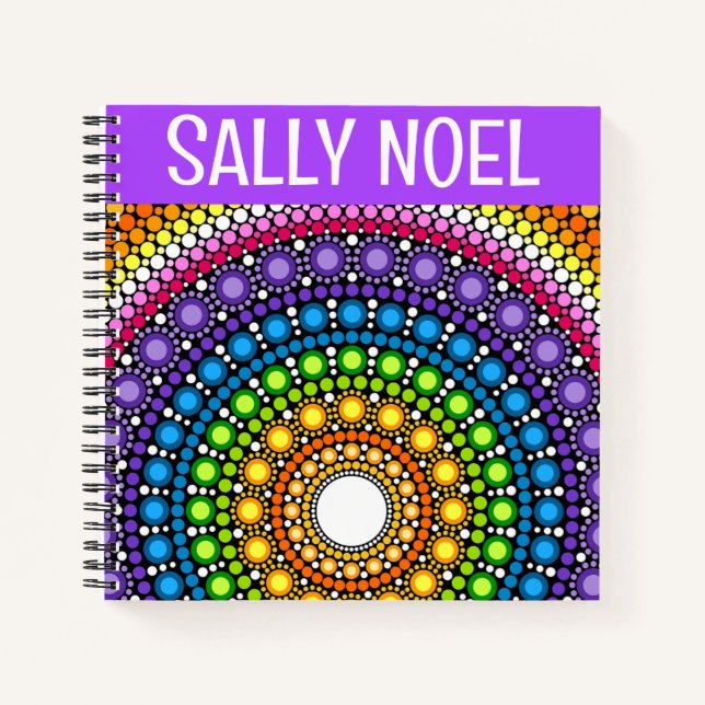 Cuaderno tropical de color personalizado (Anverso)