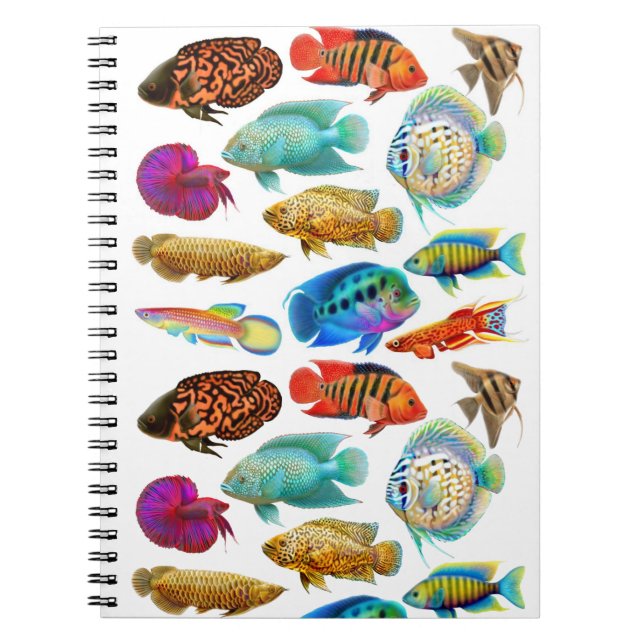 Cuaderno tropical de los pescados del acuario (Frente)