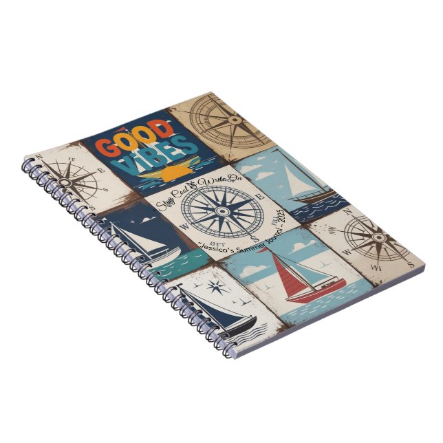 Cuaderno tropical de ondas de verano (Lado Derecho)