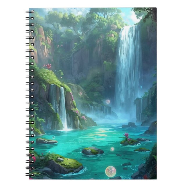 Cuaderno Tropical Falls & Crystal Glow (Frente)