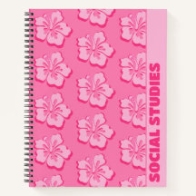 Tropical Floral Preppy de Moda Asignatura Escolar 